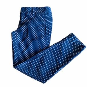 G.H. Bass & Co. Blue Polka Dot Pants
